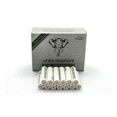 WHITE ELEPHANT FILTRI NATURALI PER PIPA 9MM DA 40